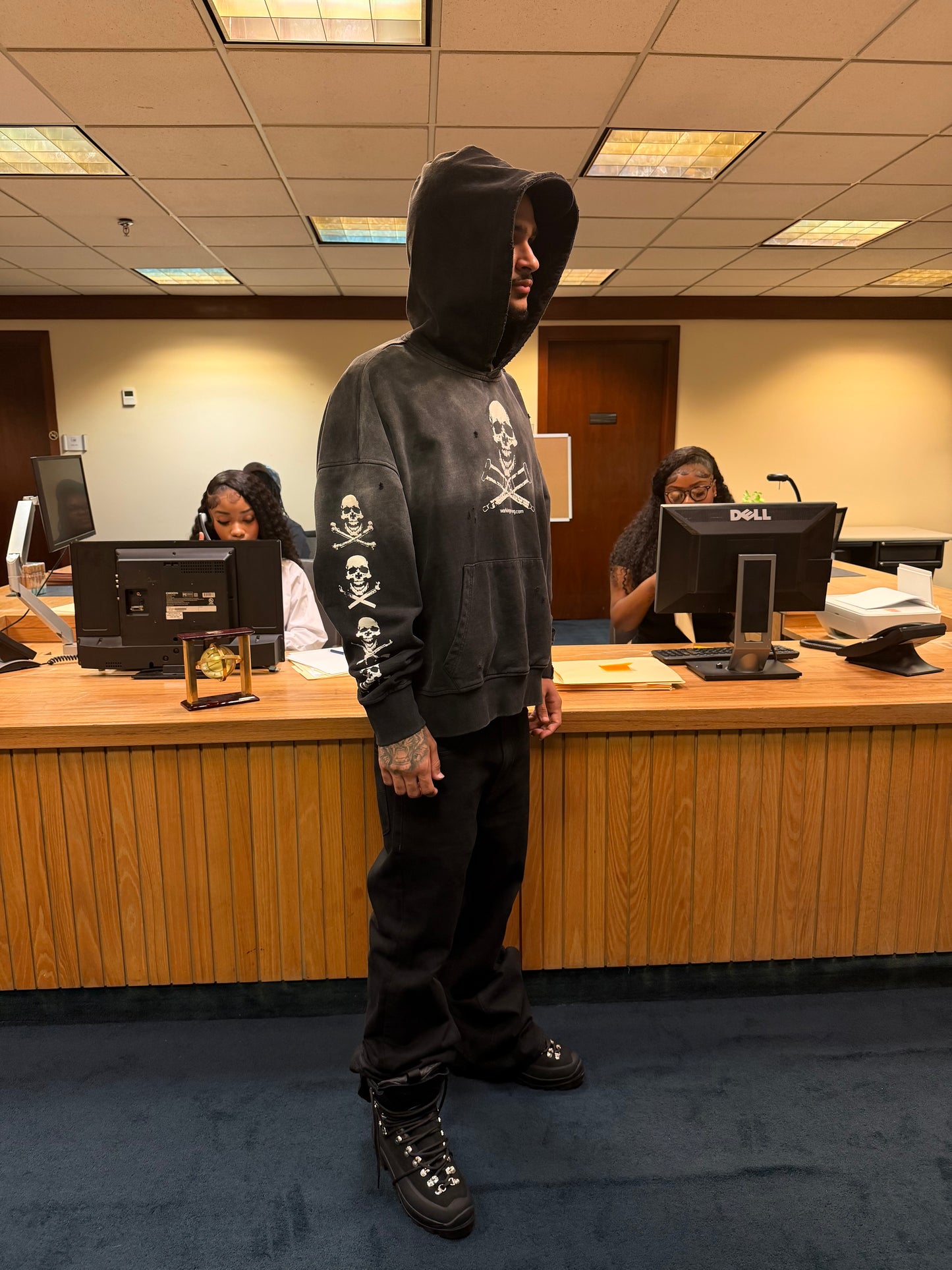 Die hard pullover hoodie